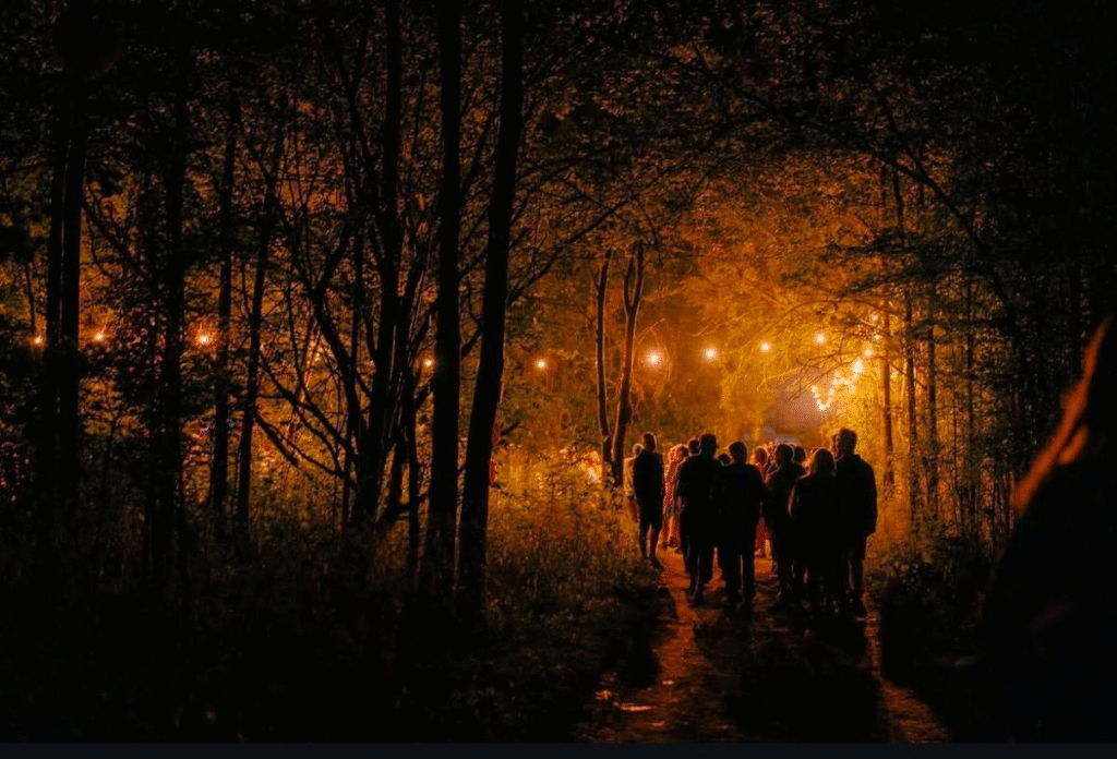 Horseheath Racecourse at Night
